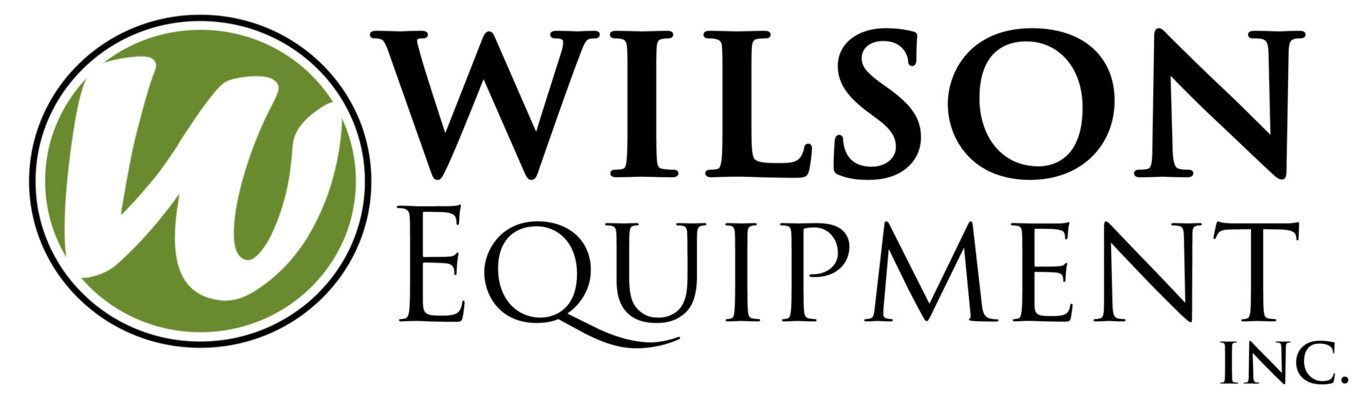 WilsonEquipment - letters Logo Inc